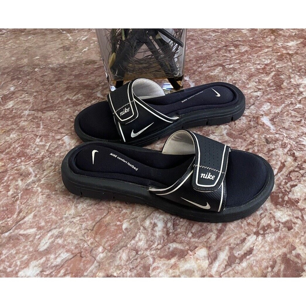 Nike Comfort Women's Footbed Black Flip Flop Sandals 360883-011 Size 8 EUC! $80 - Picture 4 of 8